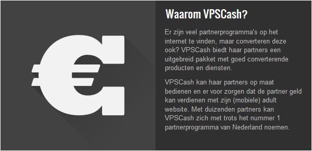 Webmaster worden bij VPSCash? 