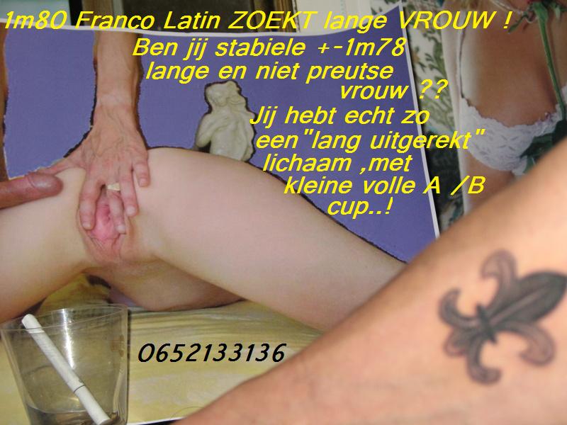 Ben jij LANGE VROUW...?? met KLEINE borsten en steil haar..?? 06521331