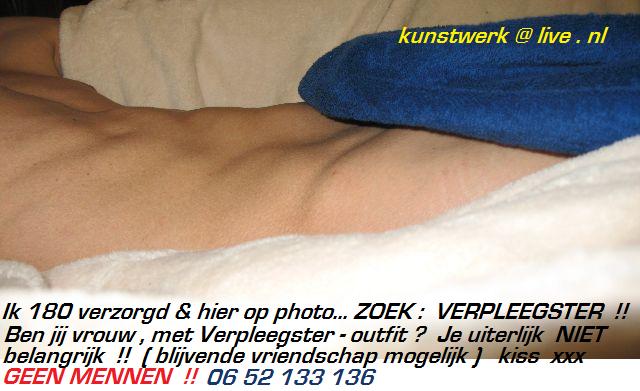 Ben jij vrouw , met kinky instelling , en heb je een verpleegster outf