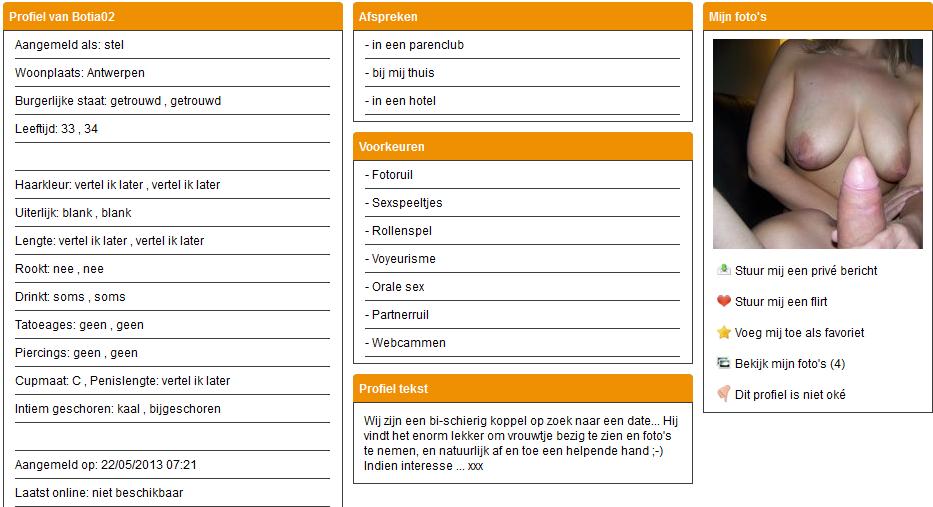 Stel uit Antwerpen zoekt date                           .