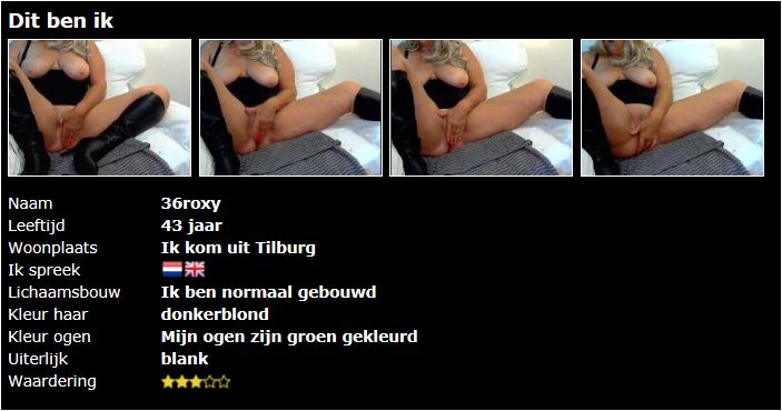 Roxy (43) uit Tilburg is gek is op zaaaaad