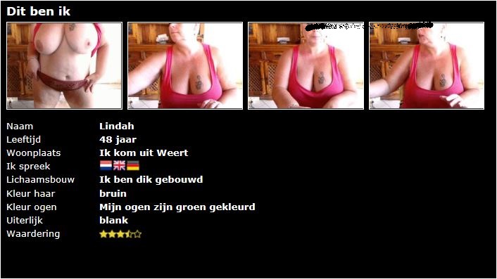 Live sexafspraak of Live Webcam Chat met Lindah?