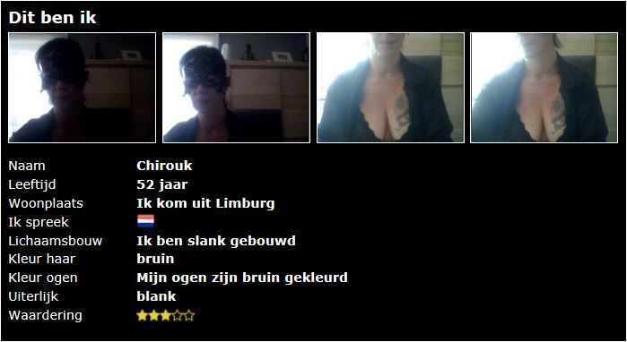 Zin om met mij te bellen of te webcammen?                    .