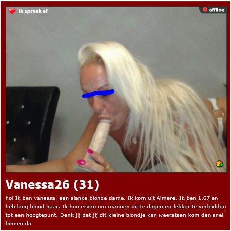 Vanessa26 (30) uit Almere                                        .