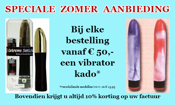 Gratis vibrator t.w.v. 13,95