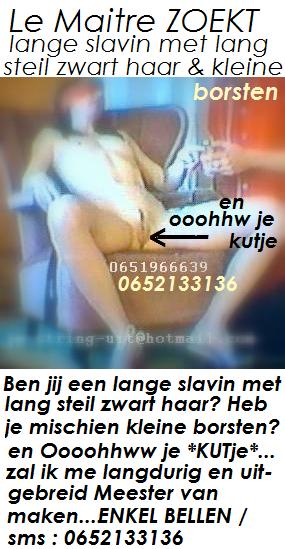 **KOSTENLOOS INWONEN** voor LANGE Slave-Girl met KLEINE BORSTEN...KUTj