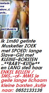 **KOSTENLOOS INWONEN** voor LANGE Slave-Girl met KLEINE BORSTEN...KUTj