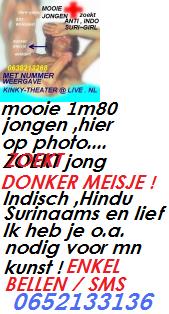 Ben jij een DONKER KUTje ?? KOM reageer !! Ik mooie 1m80 jongen