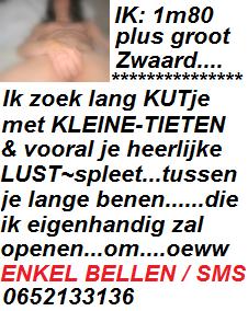 Meester ZOEKT: LANG met KLEINE~TIETEN...EN vooral je LUST~spleet...