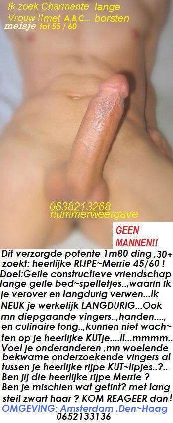 Ben jij RIJP MEISJE..? in / tussen : Amsterdam , Den-Haag ?? 065213313