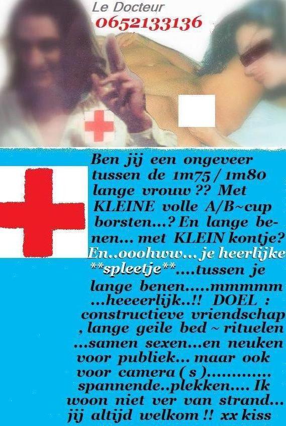 Jij vrouw, ongeveer 55 ?? misschien : getint ?? Ik je 1m80 Fister en..