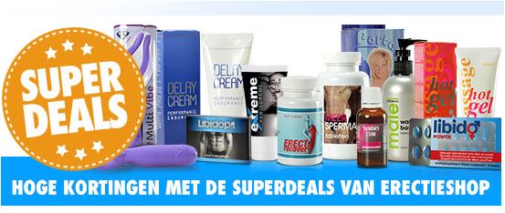 Erectieshop, erectiemiddelen en erectiepillen         .