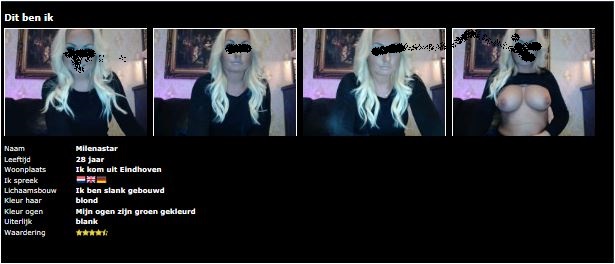 porno en webcam ster Milenastar (28) uit Eindhoven    