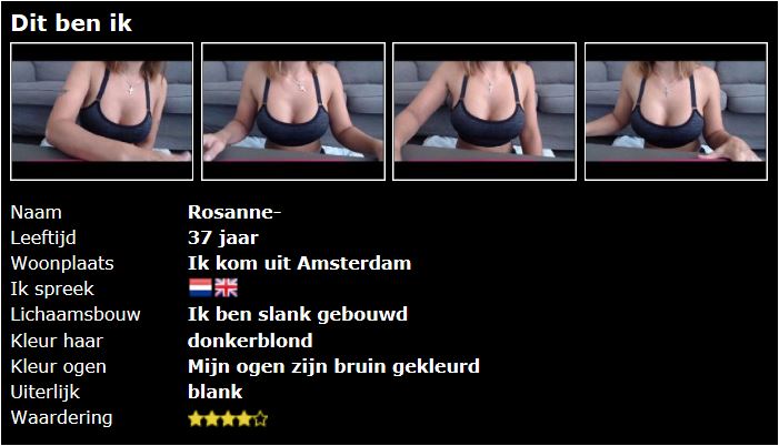 Afspraakje maken met Rosanne?