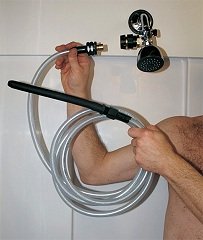 Anaal douche STASH-AWAY 6 ft Hose System 